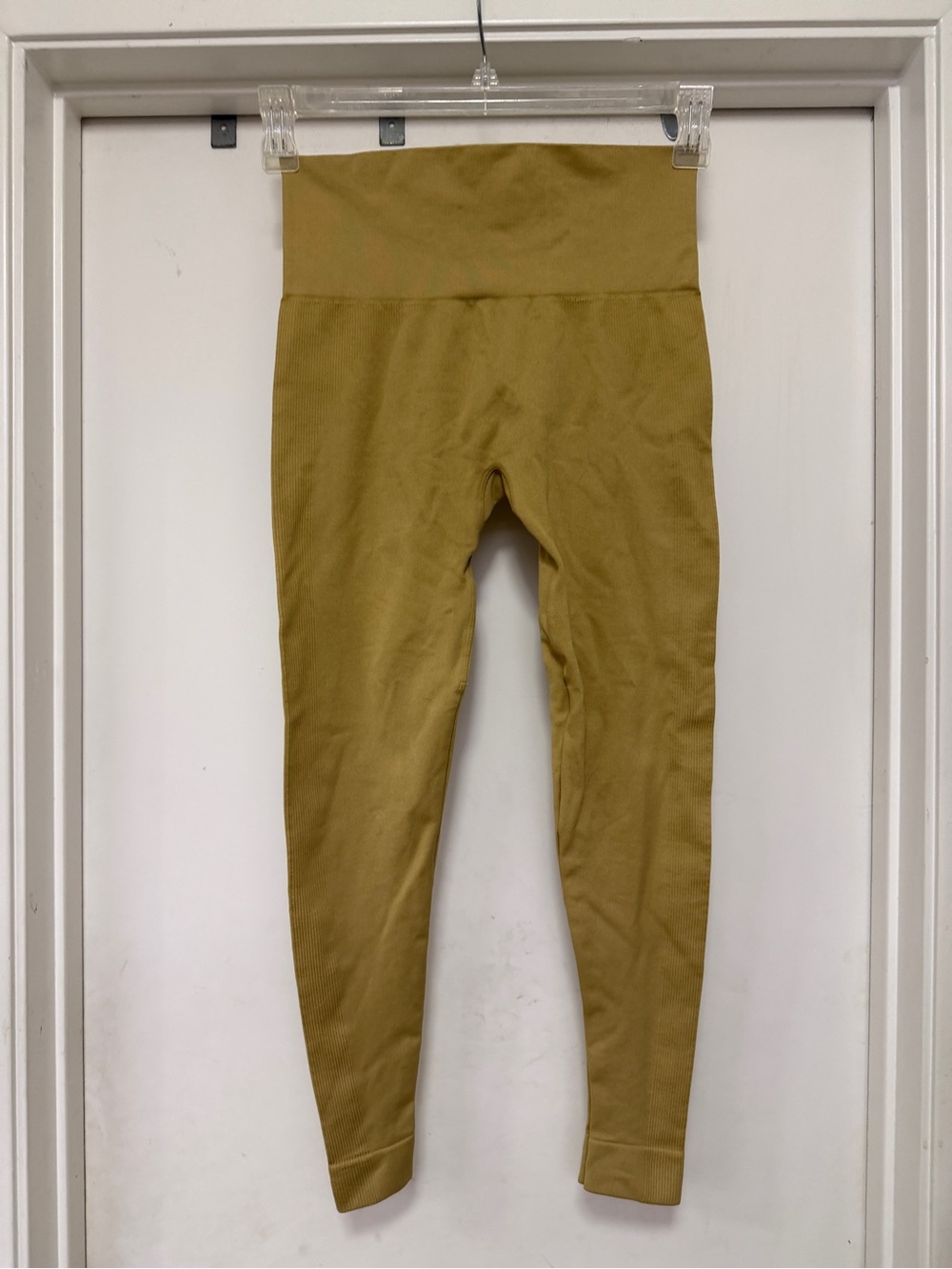 SET ACTIVE high-waist seamless leggings - cider/yellow - size M